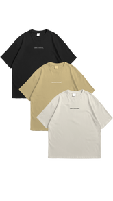 LOT DE 3 T-SHIRTS BASIQUES A BANCA