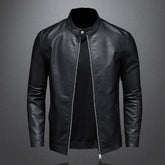 Veste en Cuir pour Homme Décontractée Motard