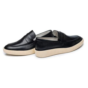 Chaussure Habillée Homme Mocassin en Cuir Véritable – Style Décontracté