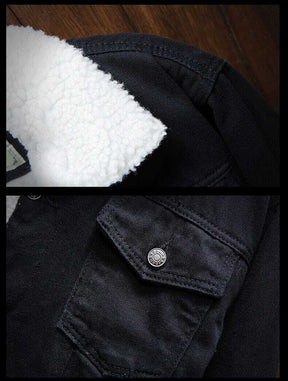 Veste en Jean pour Homme Doublée en Laine Bellvian - BL154